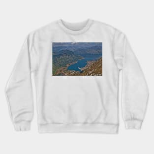 Bay of Kotor, Montenegro Crewneck Sweatshirt